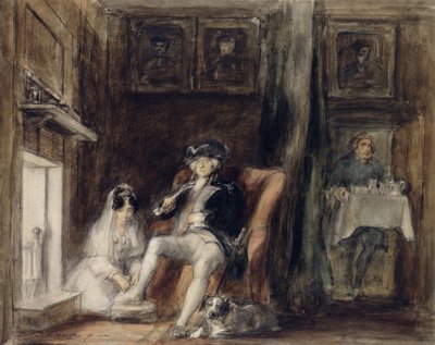 The Disabled Commodore in his Retirement by David Wilkie